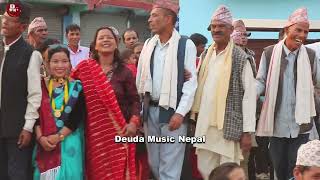 Bauniyan Haatbazar  New Deuda Song 2081  देउडा  Deuda Khel  Deuda Battle  deuda geet  deuda [upl. by Nelehyram]