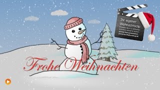 Animierter Weihnachtsgruß Schneemann [upl. by Aronael]