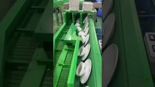 Tableware assembly line automatic sorting and packing efficient and fast [upl. by Caundra]