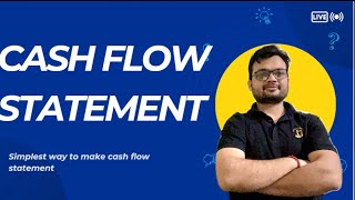 Cash Flow Statement Indirect Method 12th Stud BCOM MCOM BBA MBA UGC NET COMMERCE TGT PGT [upl. by Geanine635]