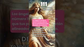 111 Número angelical ✨️🕯 mensajedelosangeles [upl. by Bishop]