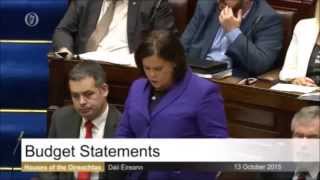 Enda Kennys body language during Mary Lou McDonalds Budget speech [upl. by Aronos]