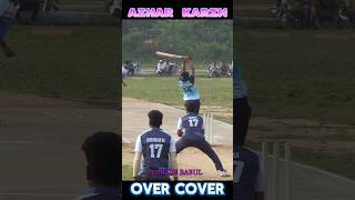 Azhar Karim Over Cover Six 🏏  umpirebabul cricketreels trendingreels viralreels fanpage [upl. by Avilla513]