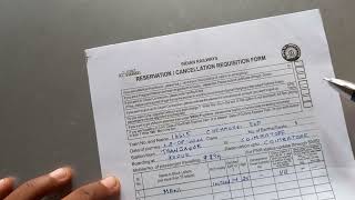 How to fill Railway reservation form [upl. by Kra]