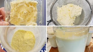 MANTEQUILLA FERMENTADA  con búlgaros kefir de leche [upl. by Onitselec727]