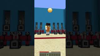 Squid Game Competition vs Emoji Motion Reaction shorts minecraft meme [upl. by Millar]