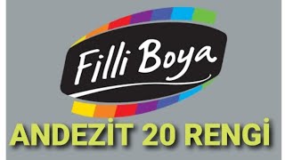 Filli Boya Andezit 20 Rengi Mavimsi Gri Filliboya ANDEZİT20 Akirengi Filliboyaandezit20 [upl. by Lleon]