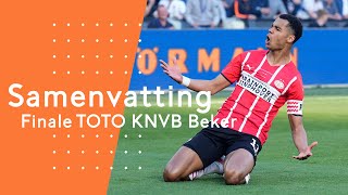 WAT EEN FINALE 🏆  Highlights PSVAjax  Finale TOTO KNVB Beker [upl. by Laefar]