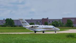 2005 Cessna 525B CitationJet CJ3  Taxi amp Takeoff  New Century AirCenter JCIKIXD  N33UM [upl. by Kingsley]