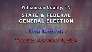 State and Federal General Election  Live Returns  1152024 [upl. by Gally13]