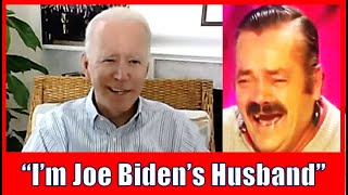 Joe Biden Says quotIm Joe Bidens HusbandJoe Bidenquot Biden2020 GAFFES continue [upl. by Nirroc]