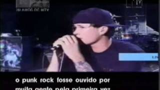 blink182  Whats My Age Again Live  MTV 20th Anniversary 2001 [upl. by Ahsym]