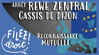 Cassis de Dijon  Arrêt Rewe Zentral  Principe de Reconnaissance mutuelle CJCE 20 février 1979 [upl. by Uthrop438]