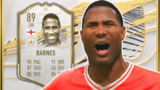 FIFA 21 Prime Barnes Review  89 Prime Icon SBC Barnes Player Review  John Barnes FIFA 21 [upl. by Dustie]