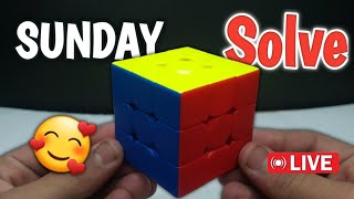 Sunday Solve with you  rubikscube [upl. by Teriann]