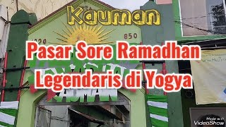 Pasar Sore Ramadhan Kauman Jogja Kuliner Kasnya Khicak [upl. by Kwasi]