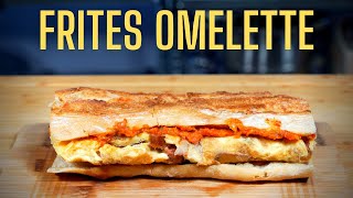 SANDWICH FRITES OMELETTE V6 BITURBO  FOOD IS LOVE [upl. by Inalaehon]