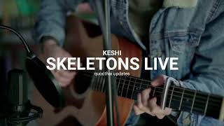 keshi  skeletons live instrumental [upl. by Adli451]