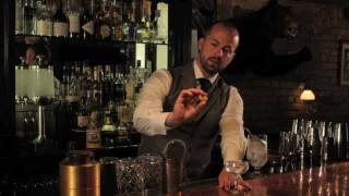 How to Make a Perfect Classic Gin Martini Cocktail by Jim Meehan [upl. by Zetnwahs]