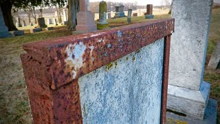 SIGNS of HISTORIC RESTORATION at CIVIL WAR Era Cemetery  Graveyard Exploration 539 [upl. by Hurwit]