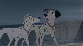 101 Dalmatians Pongo and Perdita leave town to retrieve their puppies HD [upl. by Anastos]