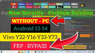 Vivo Y22  Y33  Y16 Android 14 New Security Frp Bypass   Without Pc  Frp Bypass frpシ [upl. by Annairoc]