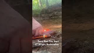 Alabama Outdoorsman Woodsman Bushcraft Fire FerroRod Start Ltwrightbushcrafting [upl. by Noam635]