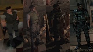 Resident Evil  Mansion Evolution  RE vs REmake vs REmaster vs RE5 [upl. by Alidia129]