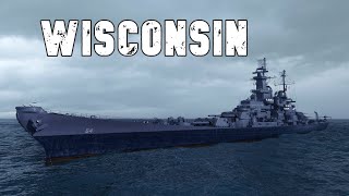 World of WarShips Wisconsin  5 Kills 292K Damage [upl. by Monteria]