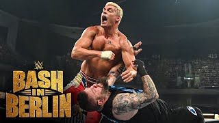 Cody Rhodes vs Kevin Owens – Undisputed WWE Title Match WWE Bash in Berlin 2024 highlights [upl. by Airtina102]