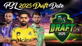 PSL 2025 draft date [upl. by Halihs]