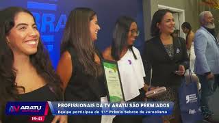 Profissionais da TV Aratu são premiados equipe participou do 11º premio Sebrae de jornalismo [upl. by Einhoj]