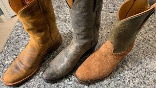 Cowboy Boots including Rios of Mercedes Lucchese Fenolio Zerrows Viberg and more [upl. by Chen282]