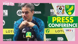 David Wagner press conference ahead of Coventry City  The Pink Un [upl. by Eimmis]