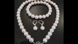 How to Make A Pearl Necklace [upl. by Heyer]