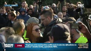 quotGilets jaunesquot Ingrid Levavasseur prise à partie par des manifestants [upl. by Aohk]