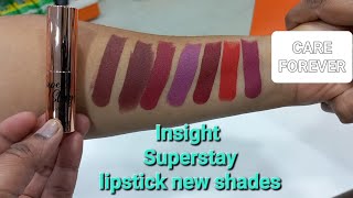 Insight Superstay Lipstick new shades [upl. by Joann]