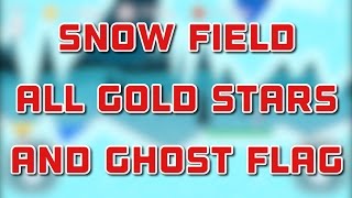 Flappy Golf 2  Snow Field  All Gold Stars and Ghost Flag [upl. by Hagood]