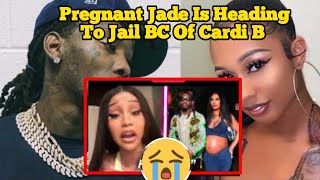 Jade Facing Jail Time With Her Pregnancy Thanks To Cardi B After Cardi B Sued Her For Blackmail [upl. by Schriever]