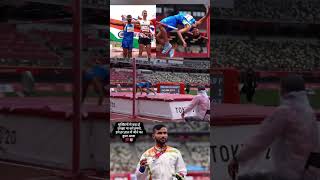 Mens high jump 2024  silver medal 🥇  athletics power  trending  motivation  viral short [upl. by Einalam838]