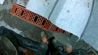 Bricklaying  Some block work POV [upl. by Hawkins928]