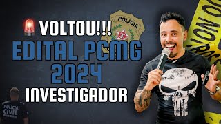 Concurso PCMG Investigador edital liberado novamente com o TJMG dizendo para prosseguir o concurso [upl. by Aramoy561]