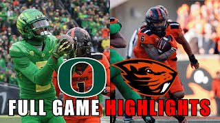 Oregon Ducks vs Oregon State Beavers FULL GAME Highlights  2024 College Football [upl. by Lleruj916]