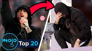 Top 20 Greatest Eminem Moments [upl. by Berwick]