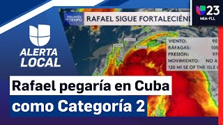 Huracán Rafael se fortalece e impactaría Cuba como categoría 2 [upl. by Mobley544]