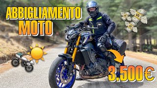 ABBIGLIAMENTO MOTO TUTTA la MIA ATTREZZATURA ESTIVA per VIAGGIARE [upl. by Edelstein248]