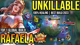 RAFAELA BEST BUILD 2023  BUILD TOP 1 GLOBAL RAFAELA GAMEPLAY  MOBILE LEGENDS✓ [upl. by Loralyn463]