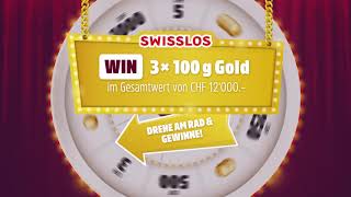 Swisslos Gewinnspiel Glücksrad 2017 [upl. by Nhguavaj]