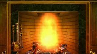 3D Fireplace v2 Screensaver [upl. by Meeharbi]