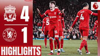 Brilliant Reds Score Four Liverpool 41 Chelsea  HIGHLIGHTS [upl. by Ybur]